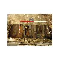 Bestattungen im hochmittelalterlichen Westkreuzgang, geschnitten von der spätmittelalterlichen Kreuzhofmauer