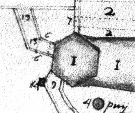 Abb. 8: Ausschnitt Plan 1679: Tor