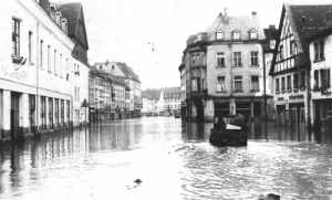 Hochwasser 1947 St. Johanner Markt
