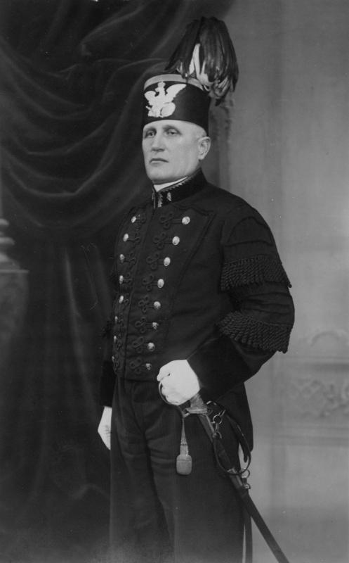 Steiger in Paradeuniform, wohl Neunkirchen (Saar) 1910-20er