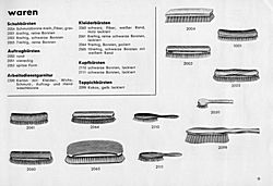 S. 9: Bürstenwaren - Arbeitsdienstgarnitur