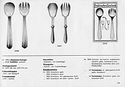 S. 29: Salatbestecke aus Kunsthorn, Galalith