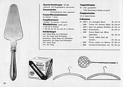 S. 30: Haushaltsgegenstände - Leinen, Fußmatten