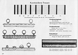 S. 48: Tressen, Gardinenringe, Kräuselband