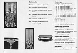 S. 54: Sockenhalter, Hosenträger-Garnituren