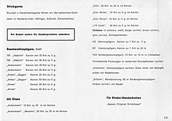 S. 75: Baumwollstopfgarn, matt und mit Glanz