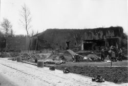 Baubeginn Café Rosengarten 1960