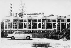 Mit Peugeot 404 im Winter 1963