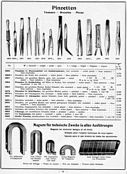 S. 34: Pinzetten u. Magnete