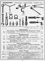 S. 48: Jagdgeräte