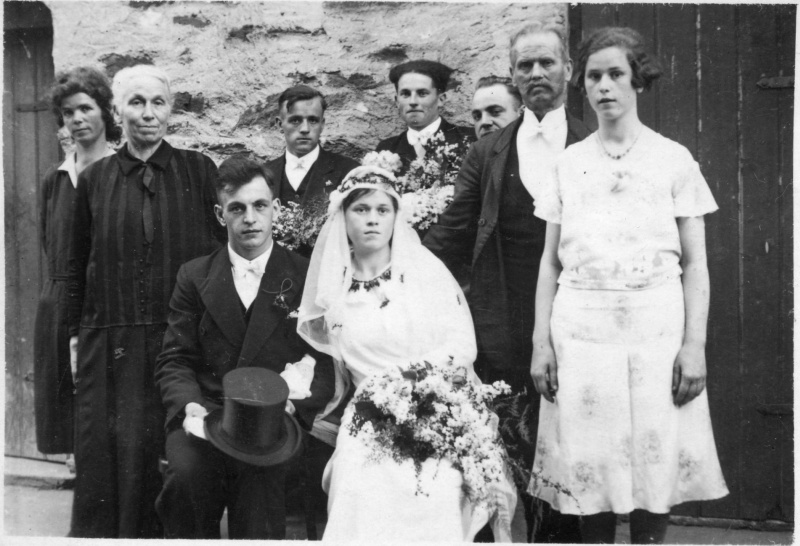Hochzeitsgesellschaft, Rheinland um 1930