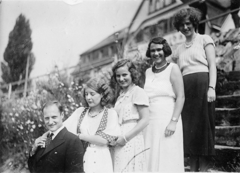 Hochzeitsgesellschaft, wohl Anfang 1930er