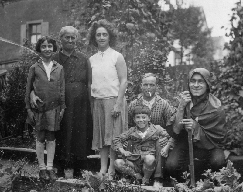 Familiengarten, Friedrichsthal (Saar) um 1930