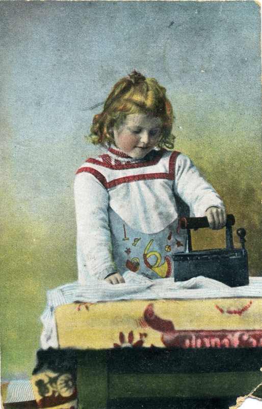 Mädchen mit Bügeleisen, 1906