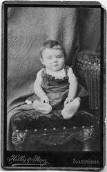 Kleiner Junge, Saarbrücken um 1895