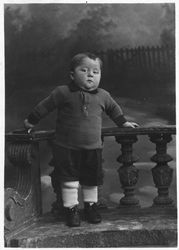 Dicker kleiner Junge, Saarland 1910er