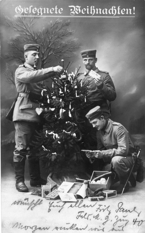 Feldpostkarte Weihnachten 1914