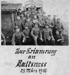 Erinnerung an Baltensee 29.03.1916