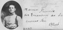 Erinnerung "an die besovene Sau", 05.03.1922
