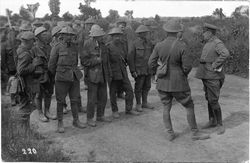 Englische Kriegsgefangene, wohl 1916-17