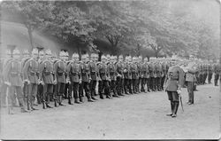 Appell auf dem Truppenübungsplatz Lockstedt 1913