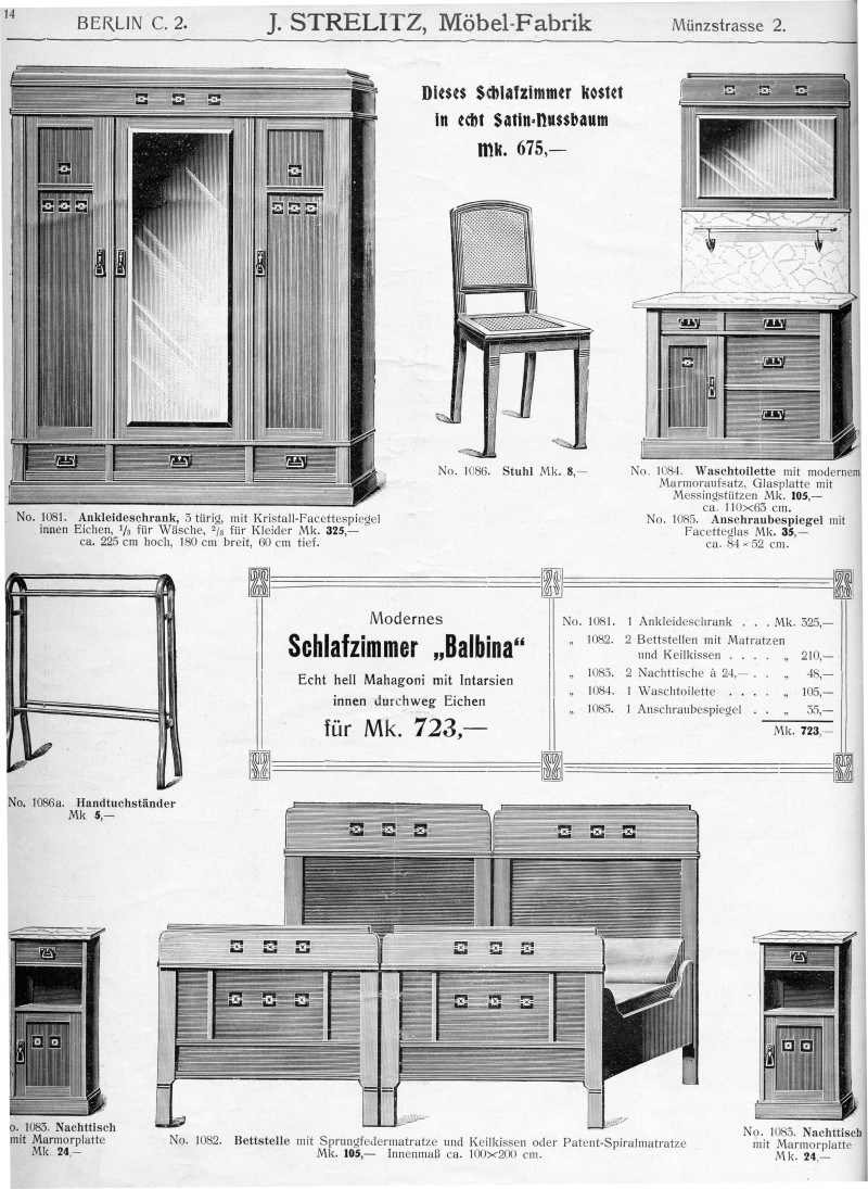 S. 14: Modernes Schlafzimmer "Balbina"