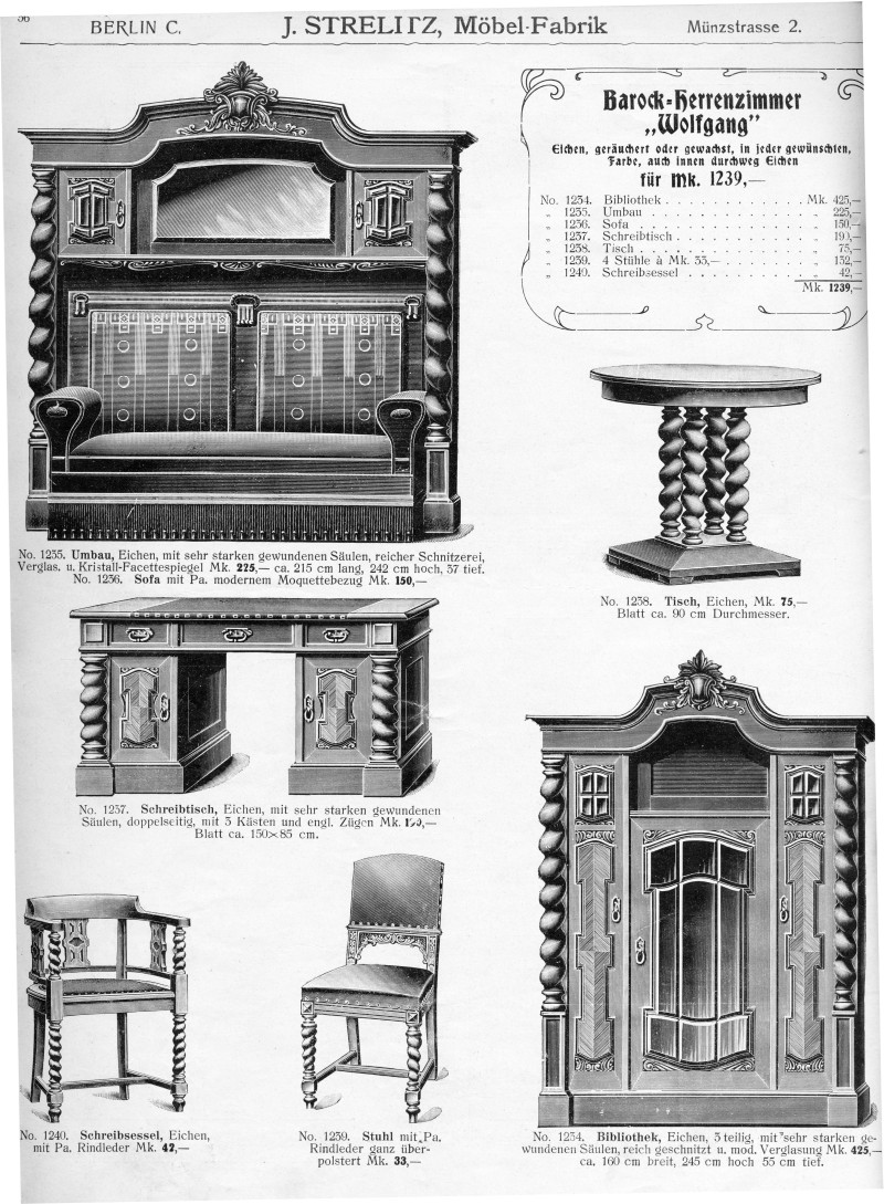 S. 36: Barock-Herrenzimmer "Wolfgang"