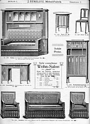 S. 44: Sehr vornehmer Wohn-Salon <br> "Arco"