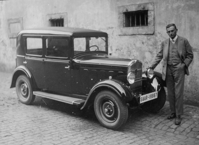 Saarländer mit Peugeot 201, um 1930-32