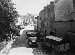 Tankstelle in Perl (Saar), wohl 1930er