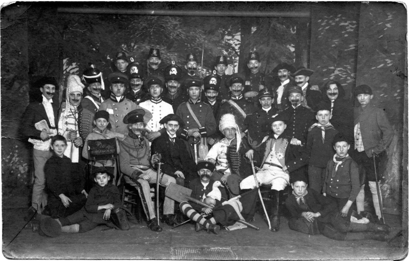 Schauspieltruppe, wohl 1920er