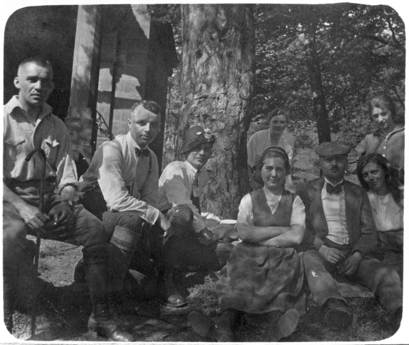 Gemischte Wanderergruppe, frühe 1920er