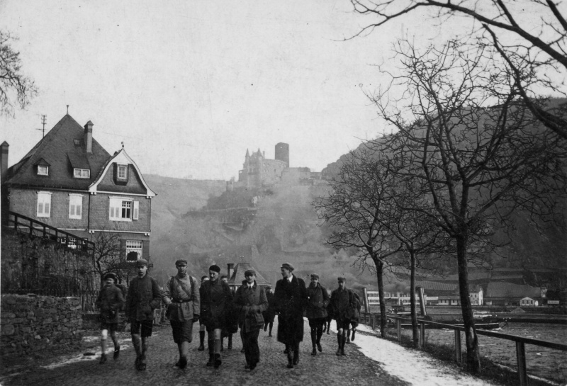 Wandergruppe in St. Goar, 11.03.1928